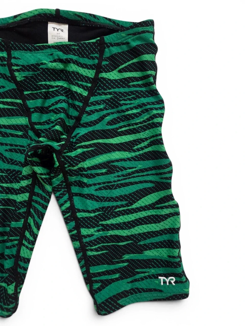 NWT‎ TYR Men's 30 Crypsis Durafast Elite Jammer Swim Racing Cycling Bike Shorts
